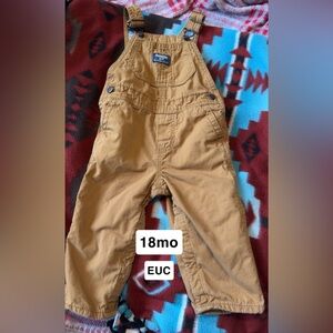OshKosh B'gosh Brown Kids Overalls